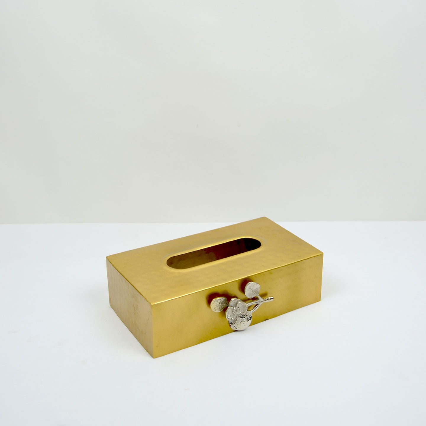 Metal bathroom set with luxurious gold trims