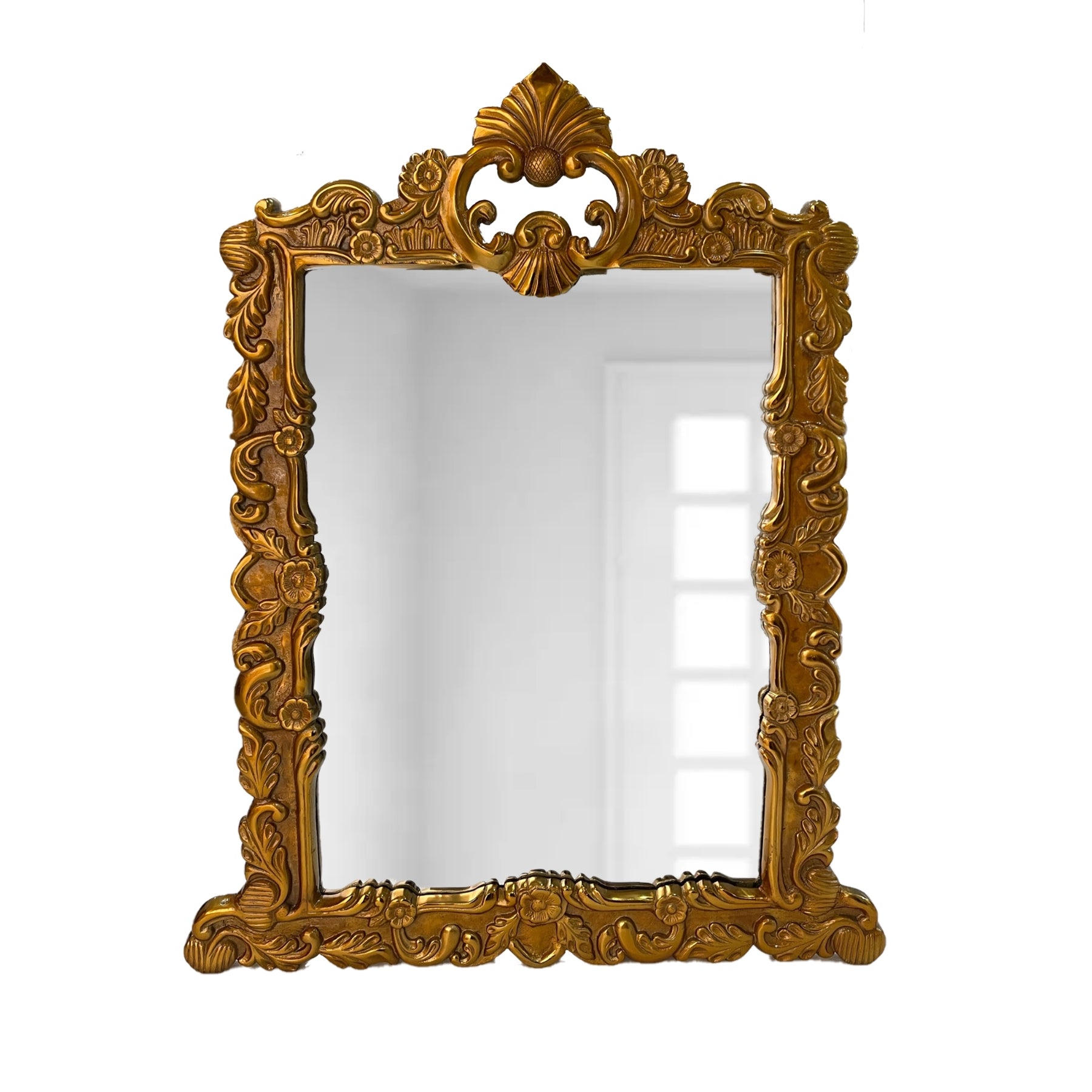 Mid-Century Modern Glass Vintage Mirror