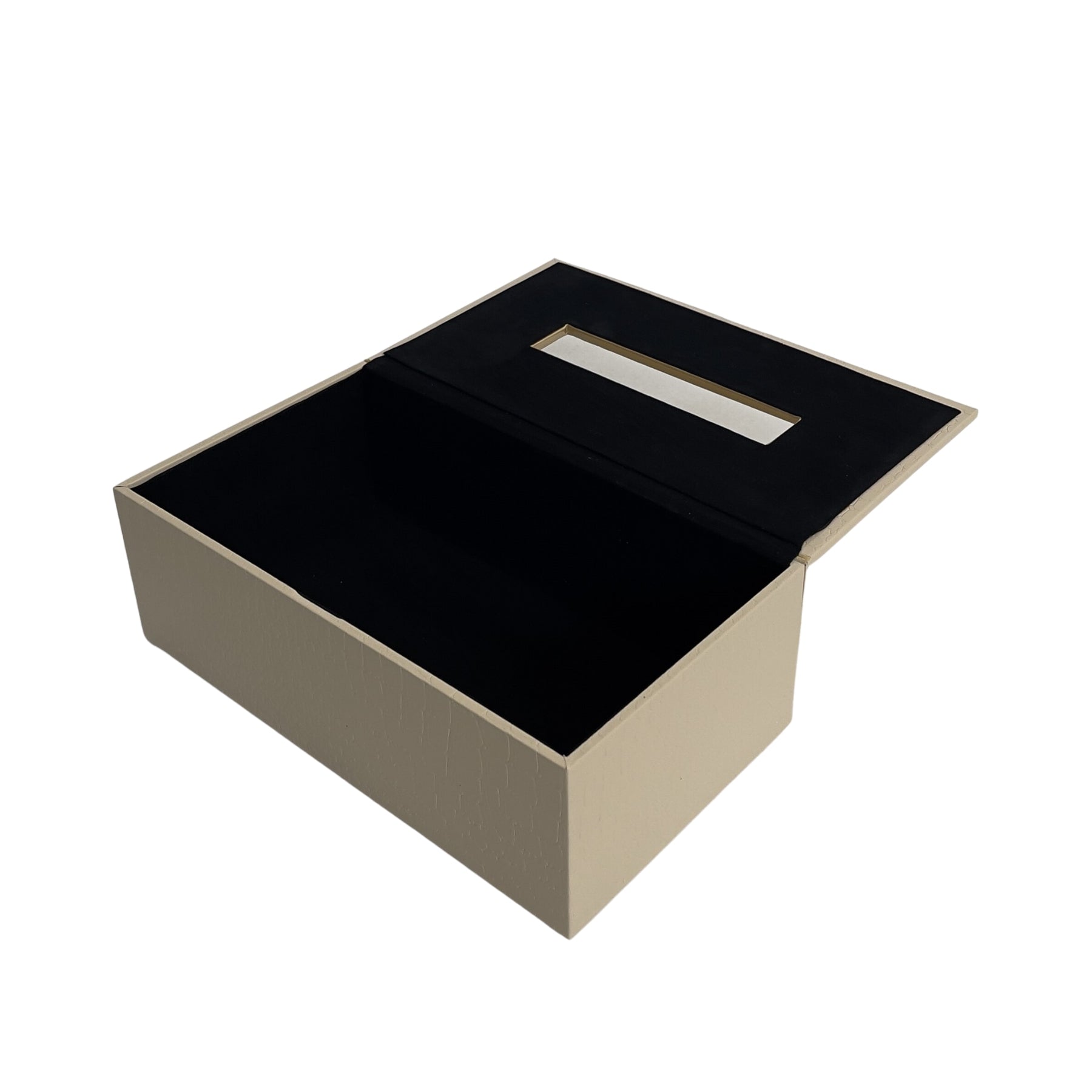 Minimalist leather tissue box for contemporary decor