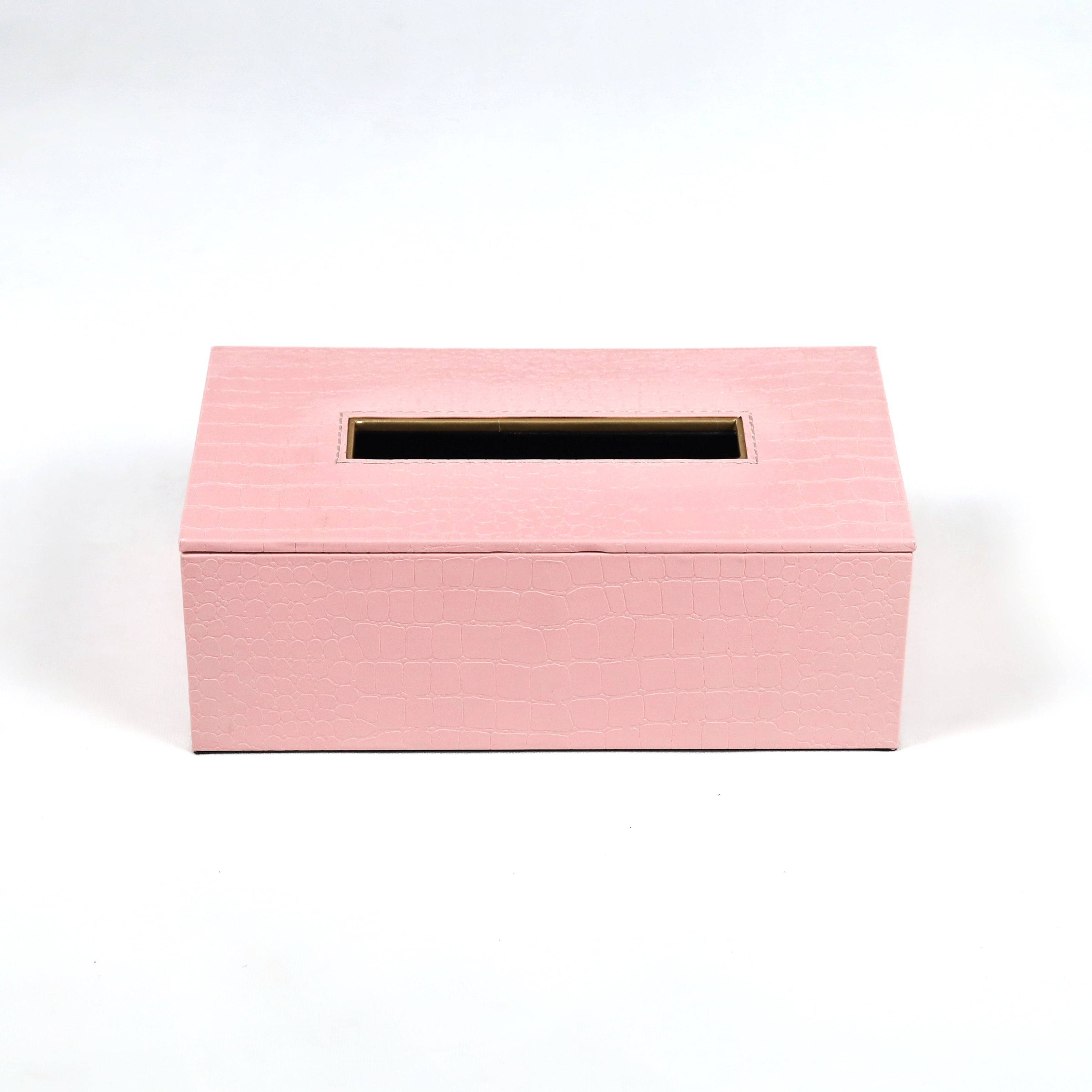Premium leather tissue box for bathroom decor