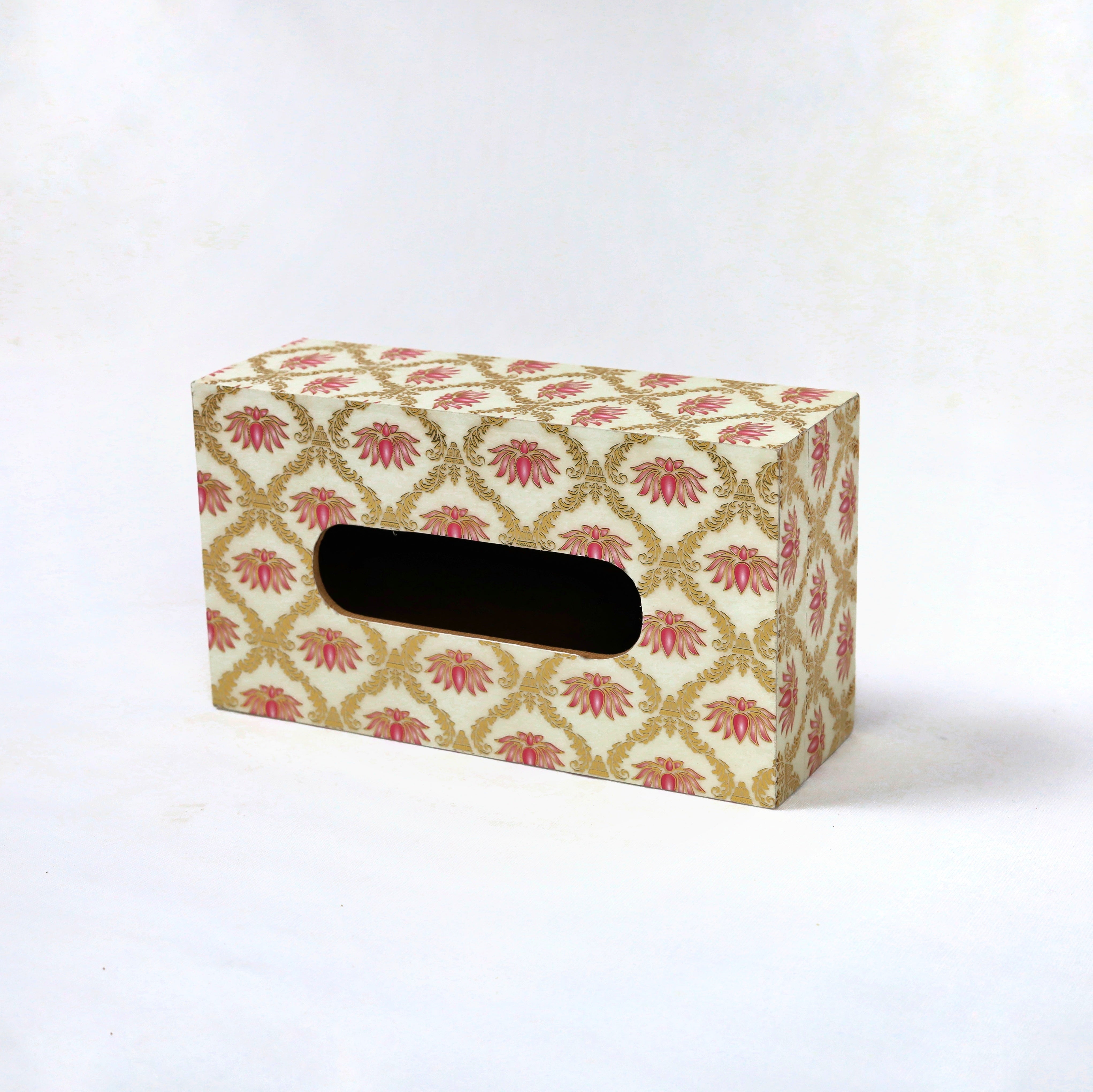Compact tissue box designed for cars and travel