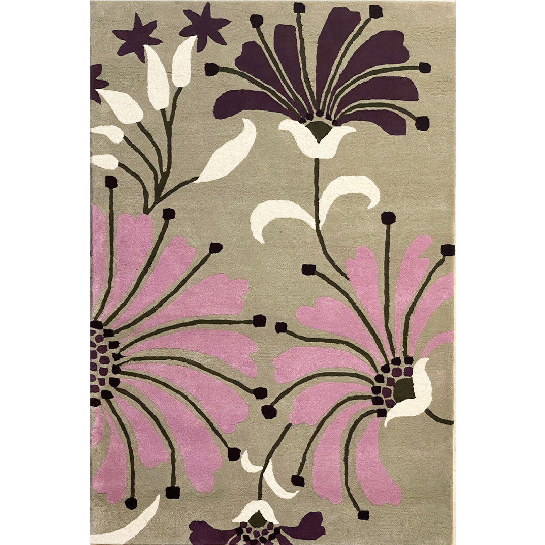 Handknited Velvet Lilac Meadow
