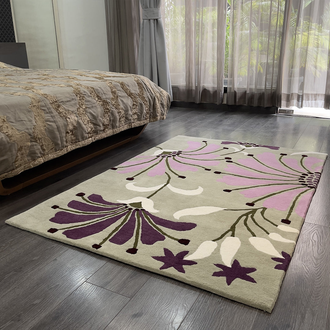 Handknited Velvet Lilac Meadow