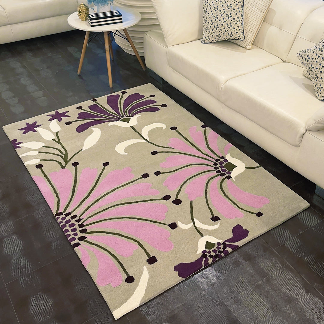 Handknited Velvet Lilac Meadow