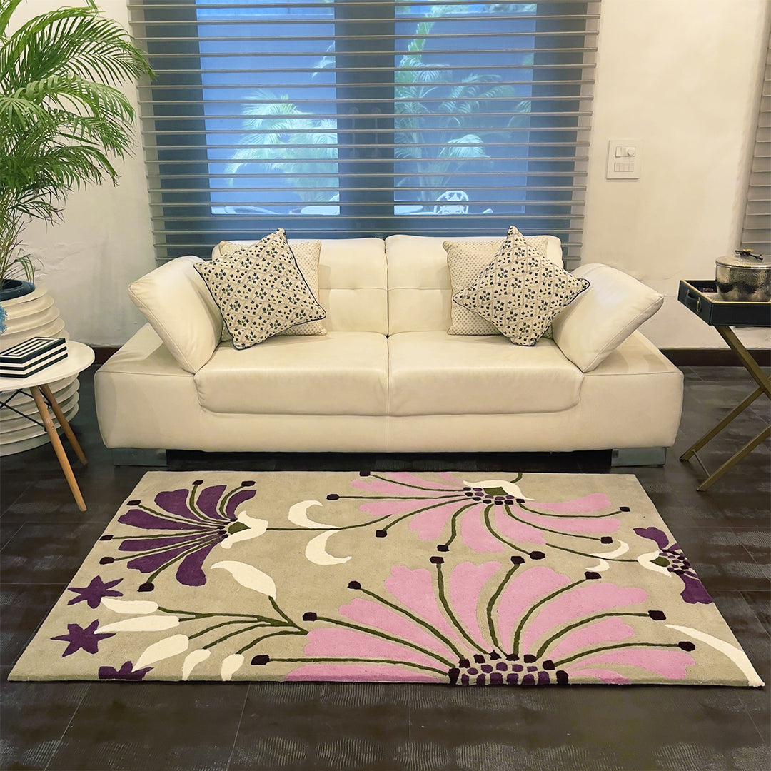 Handknited Velvet Lilac Meadow