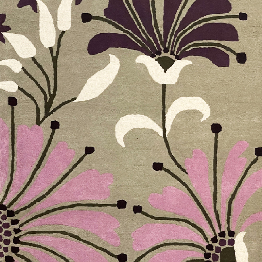 Handknited Velvet Lilac Meadow
