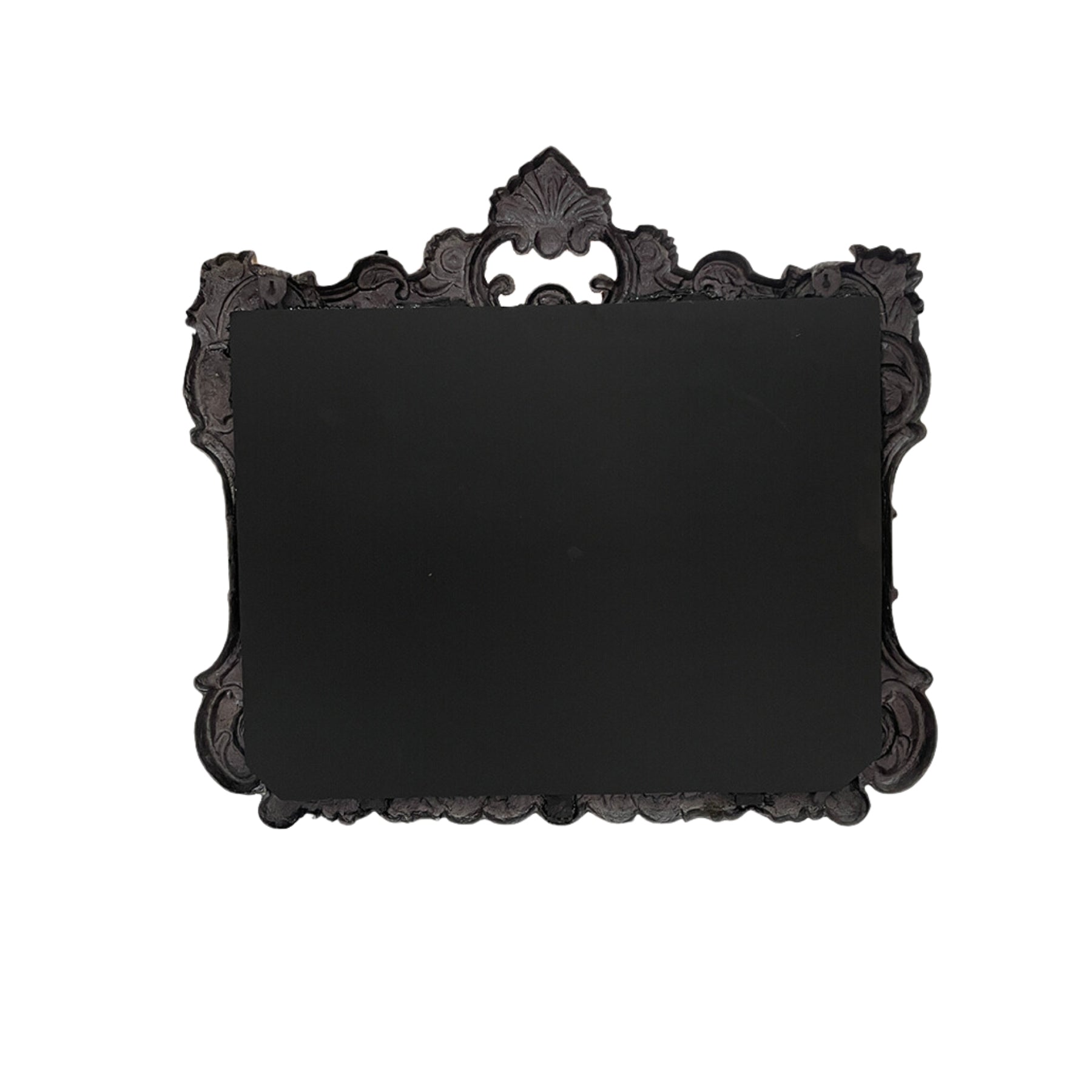 Sculpted Bronze Glass Vintage Mirror