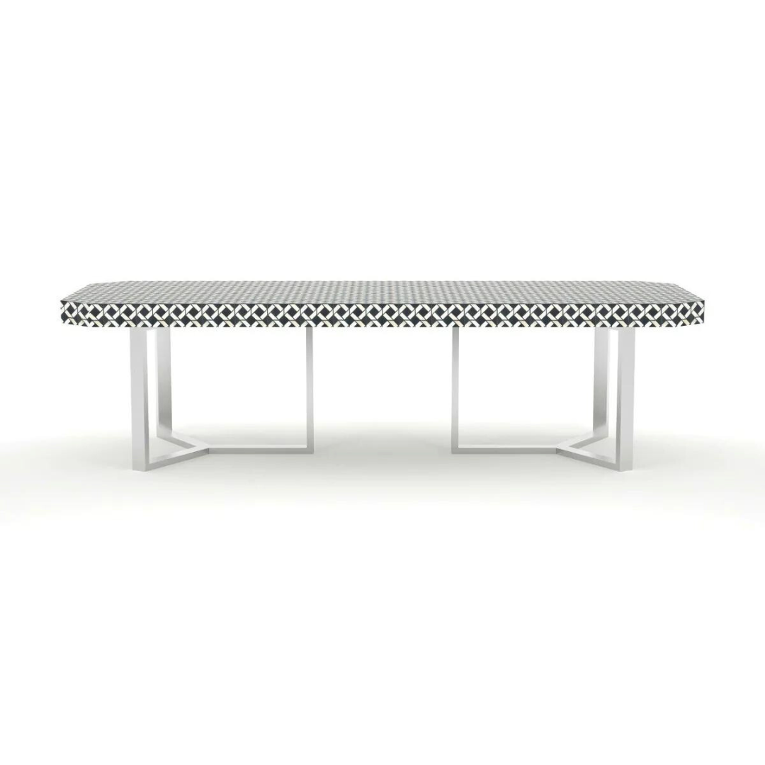 Solid Walnut Wood Luxury Dining Table