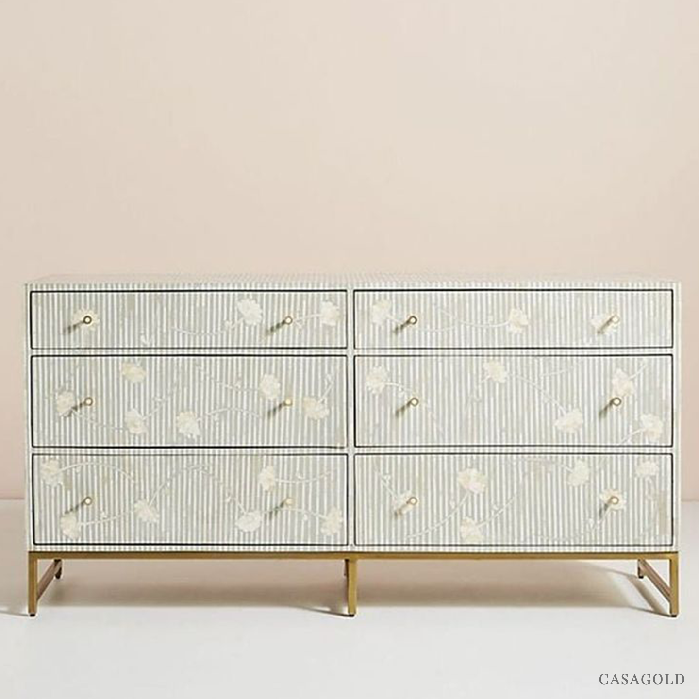 Space-Saving Bone Inlay Chest for Studios