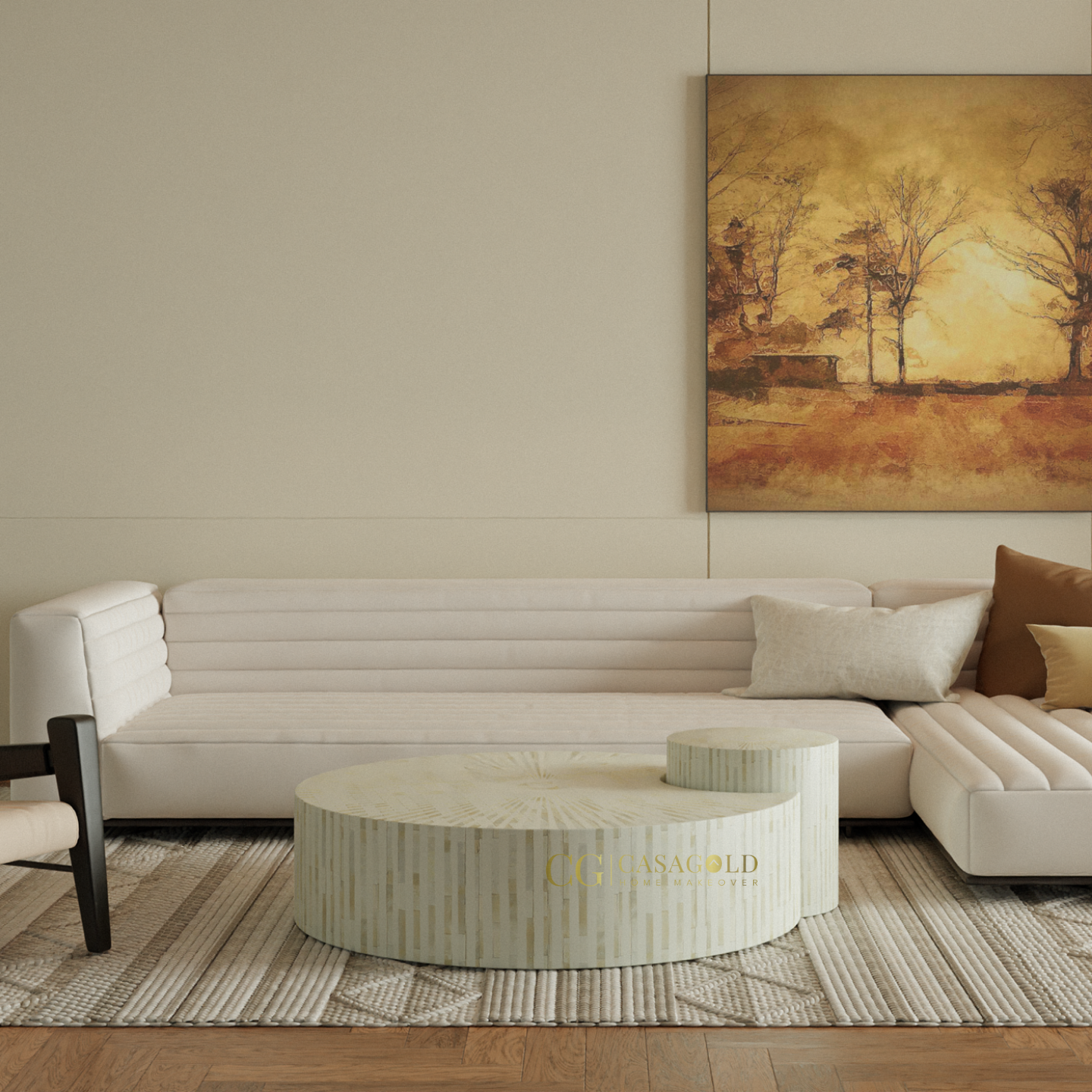 Mother of Pearl Nesting coffee table