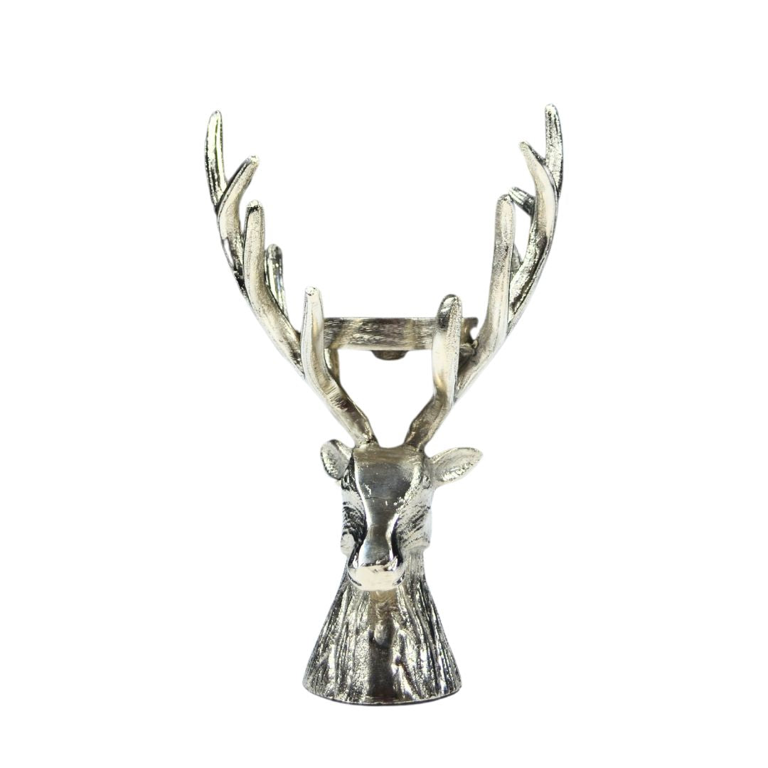Tall Stag Silvers Candle Holder for Dramatic Decor