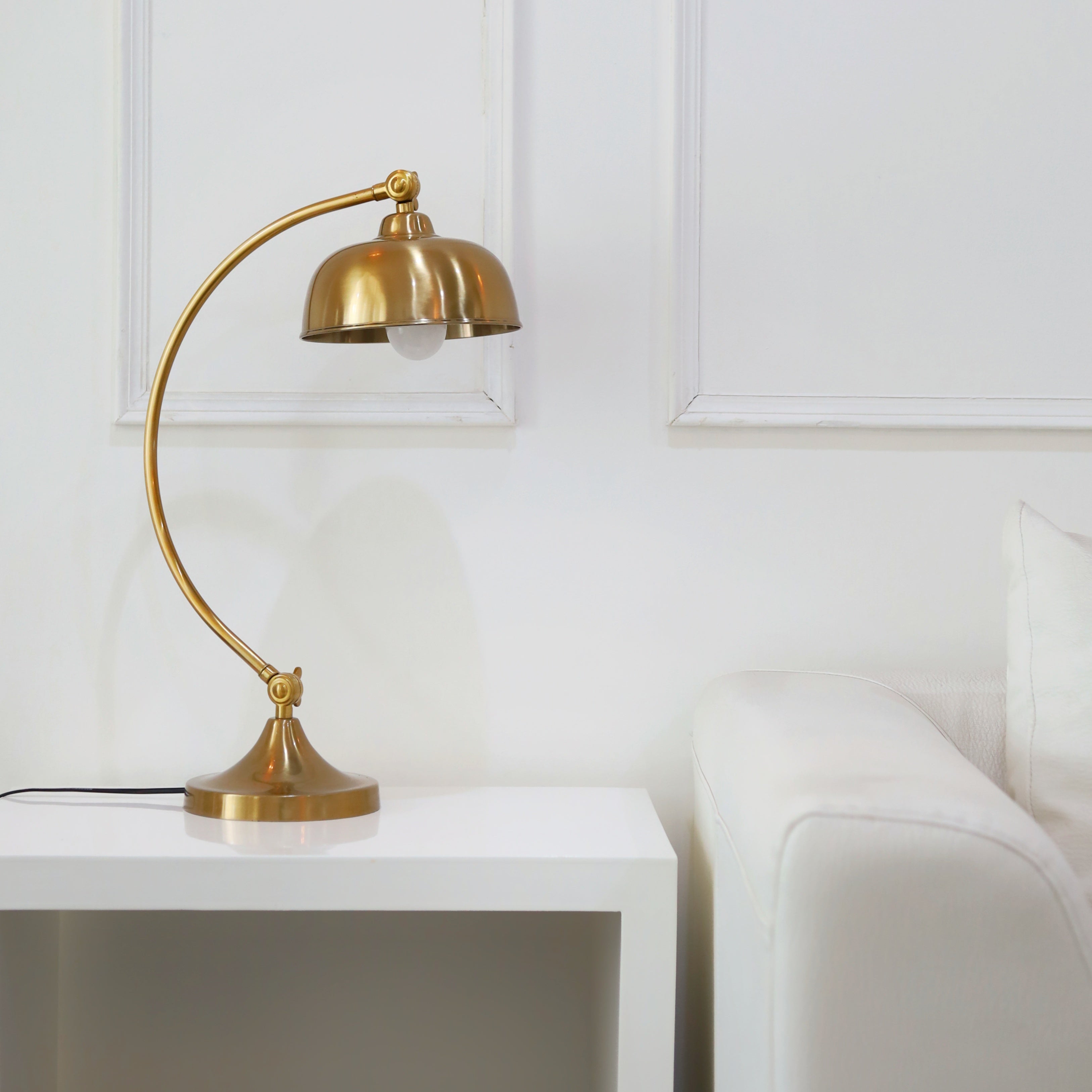 Vintage Brass Luxury Table Lamp for Home Office