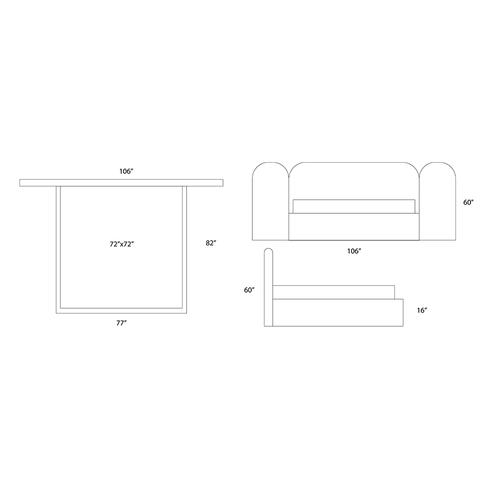 dimensions for king size bed