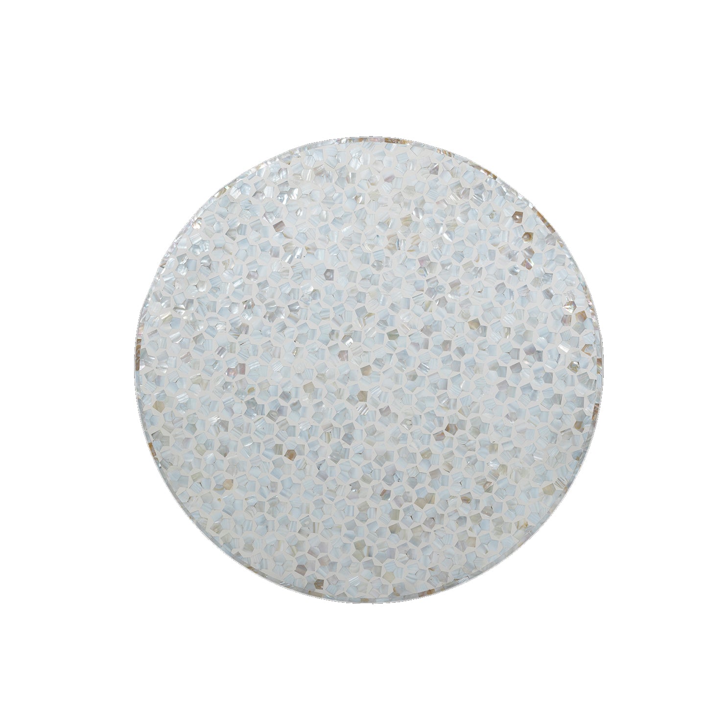 Targua Mother of Pearl Coffee Table - White