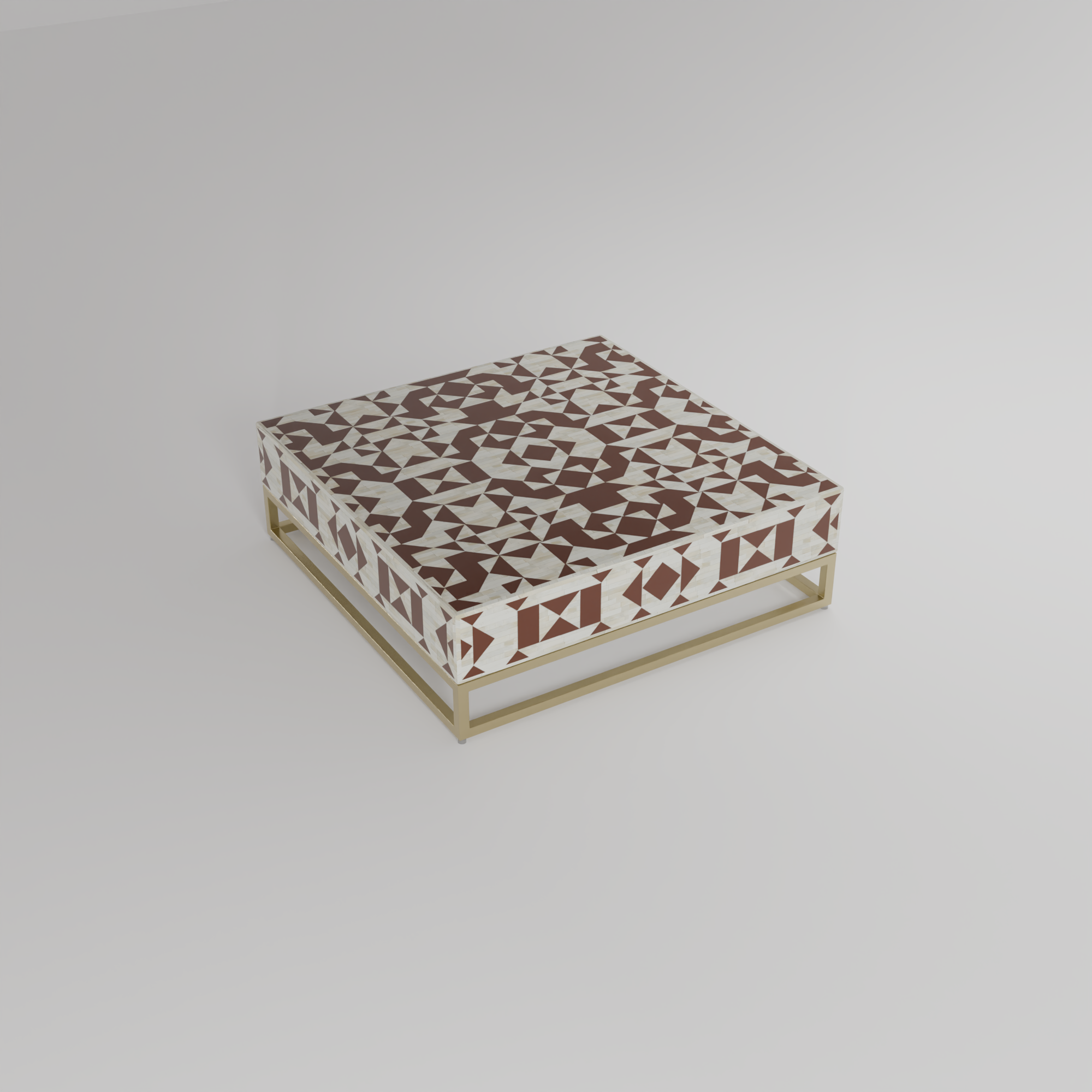 kingsley coffee table inlay bone