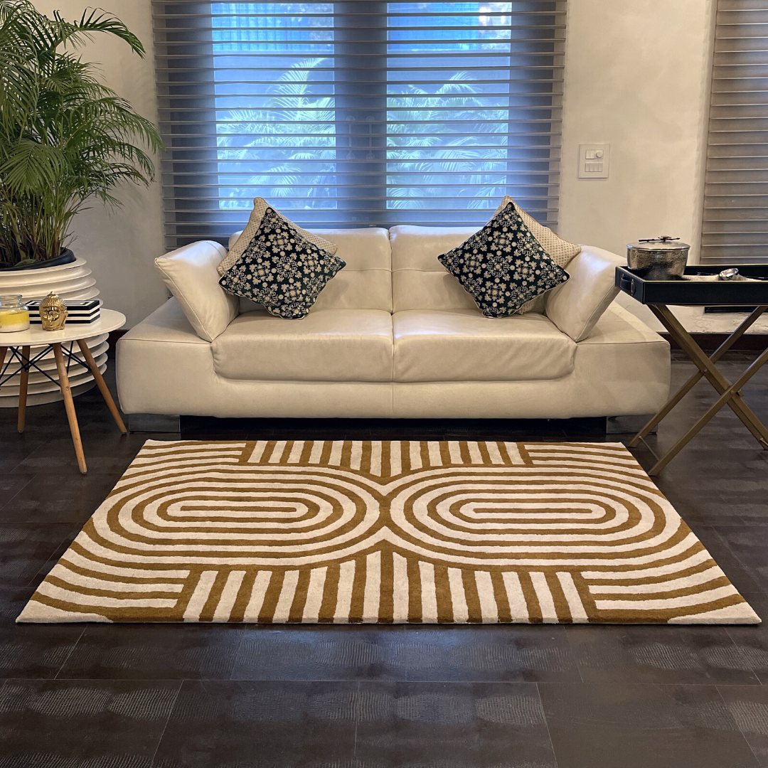 Handknit Archway Rug
