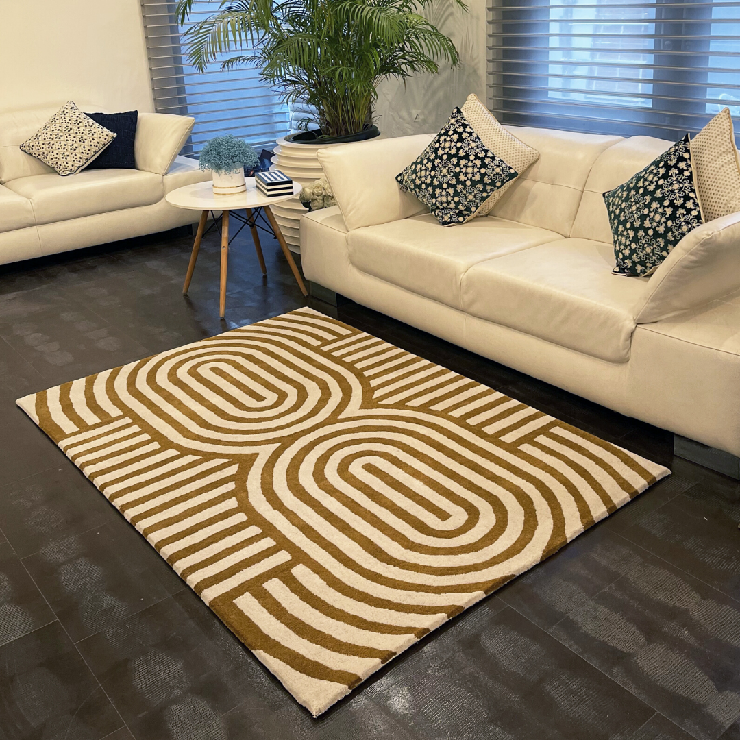 Handknit Archway Rug