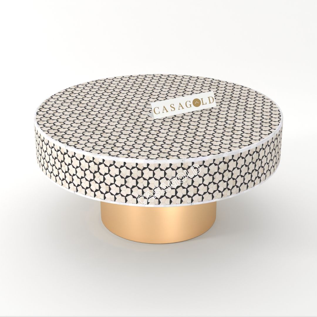 Inlay Round Coffee Table -Targua