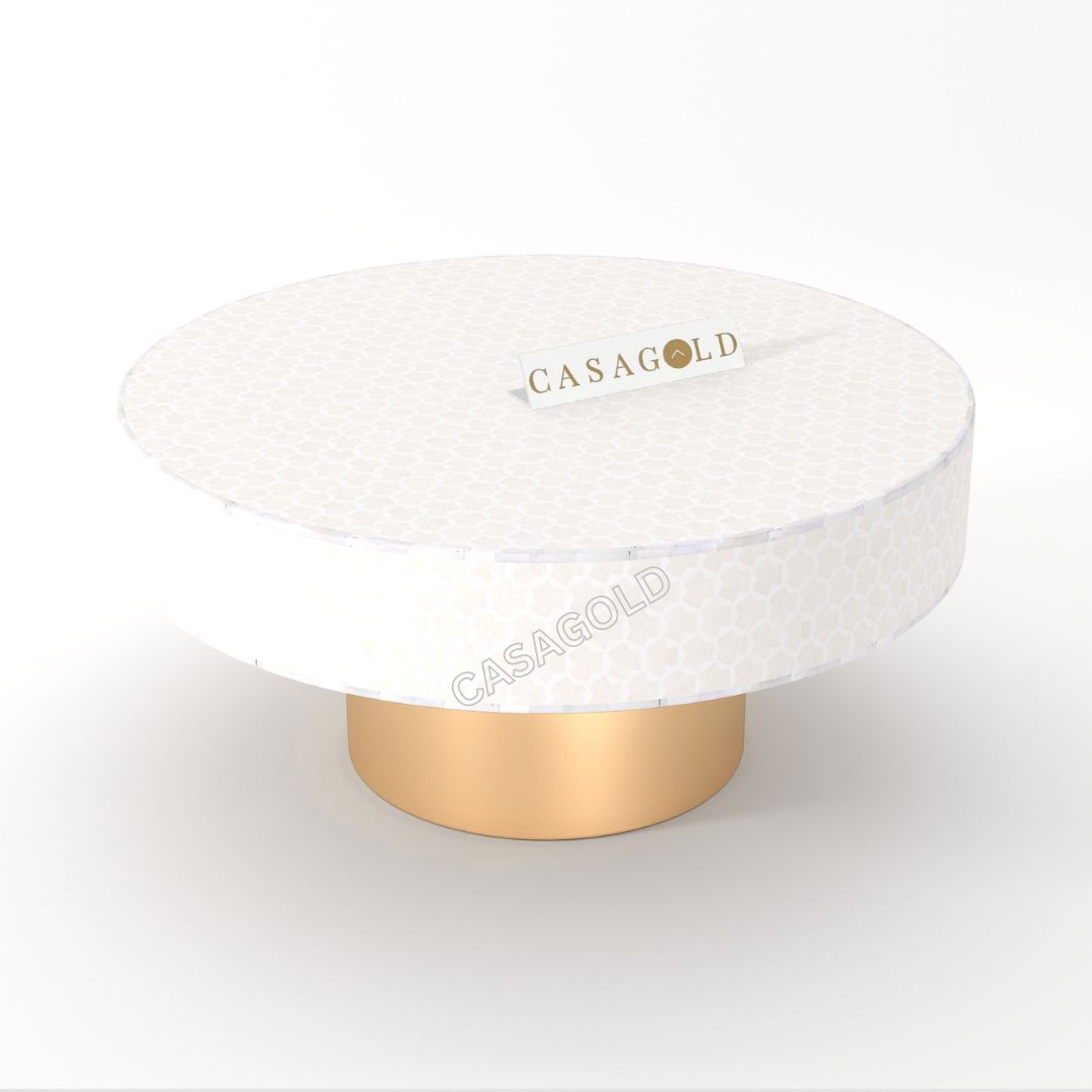 Inlay Round Coffee Table -Targua
