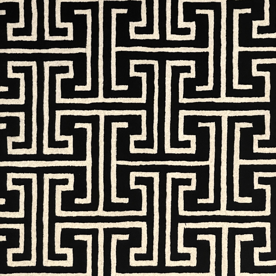 Handknited Geo Rug