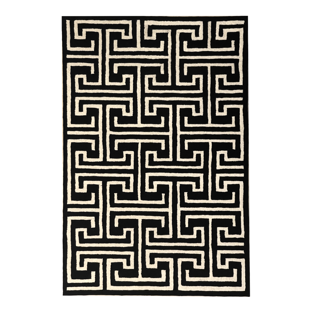 Handknited Geo Rug