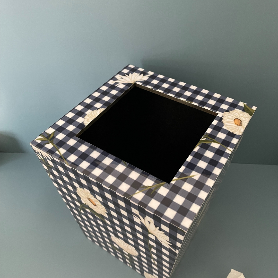 Flora Waste Bin & Tissue Box Set