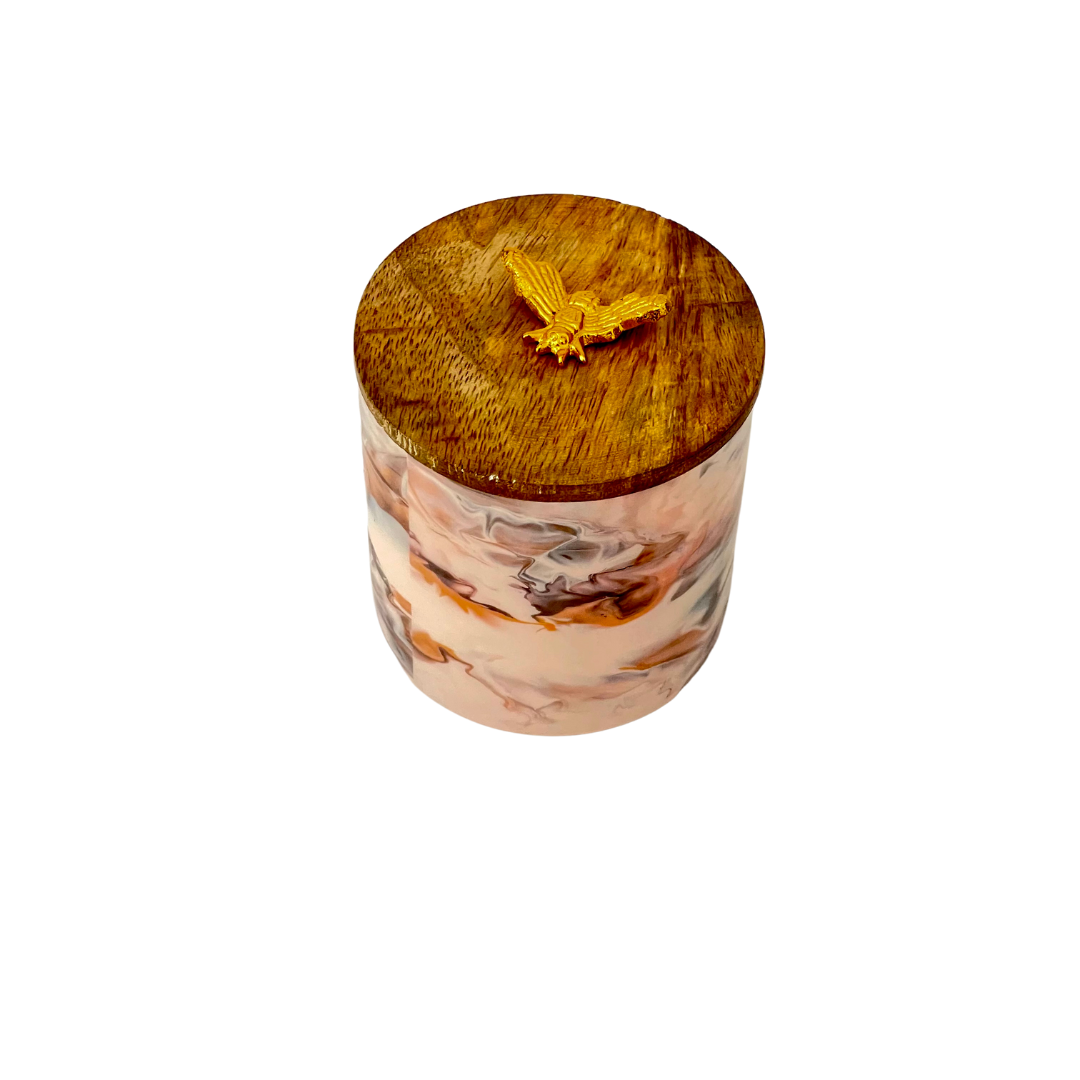 Aromatherapy wax candle for stress relief