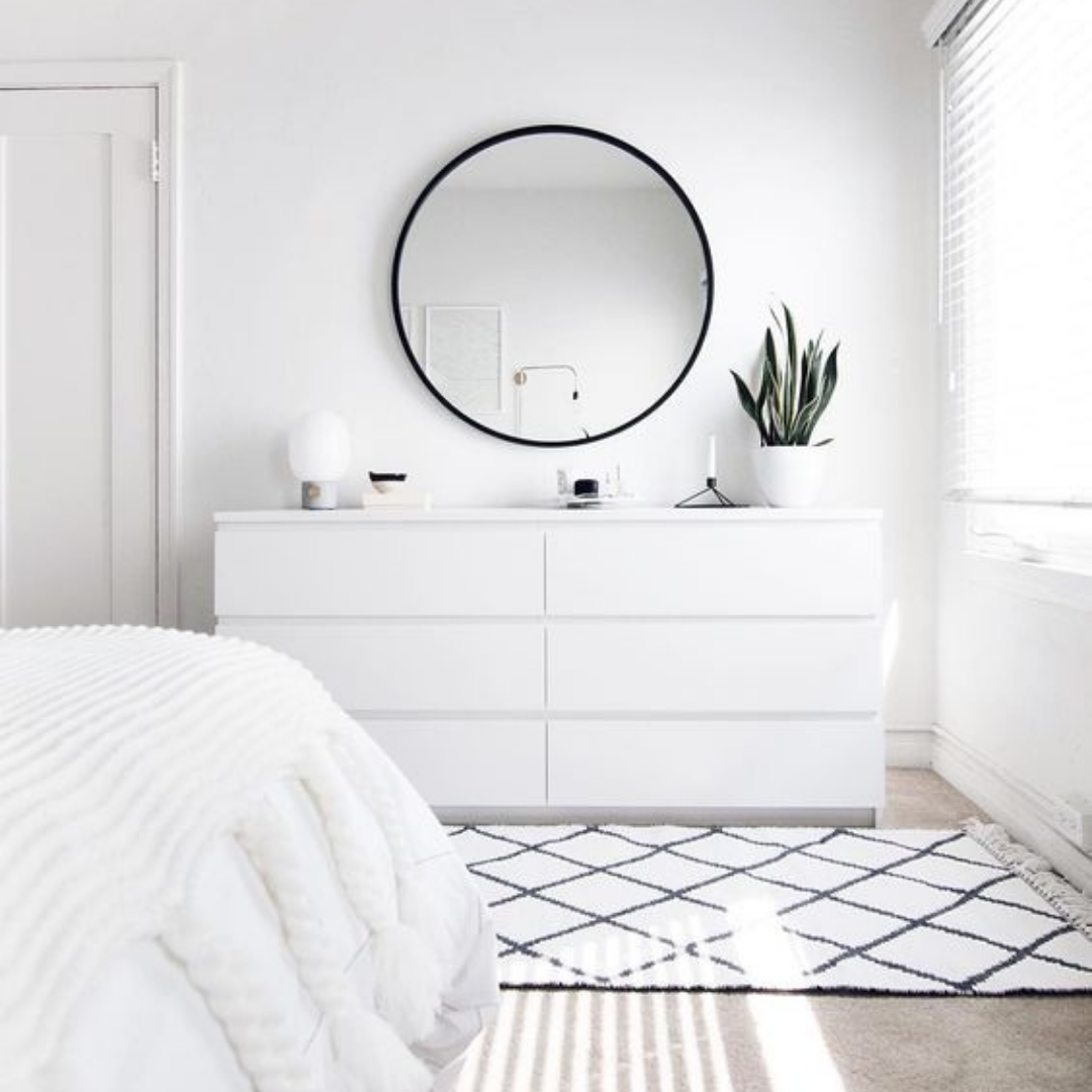 Black Metal Frame Glass Mirror. mirrors wall mirrors hanging mirrors vintage mirror
