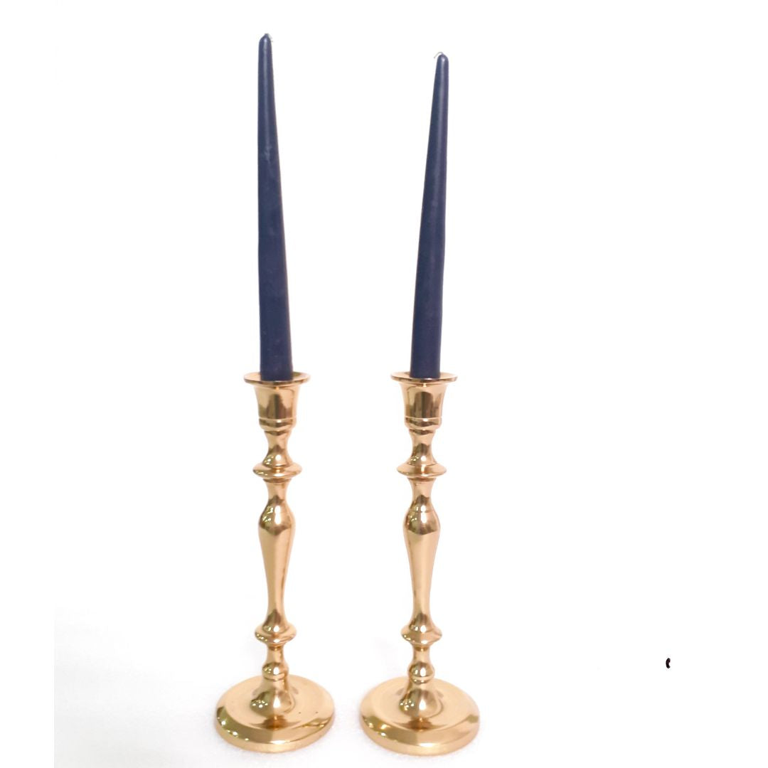 Brass holder with marble base for elegance