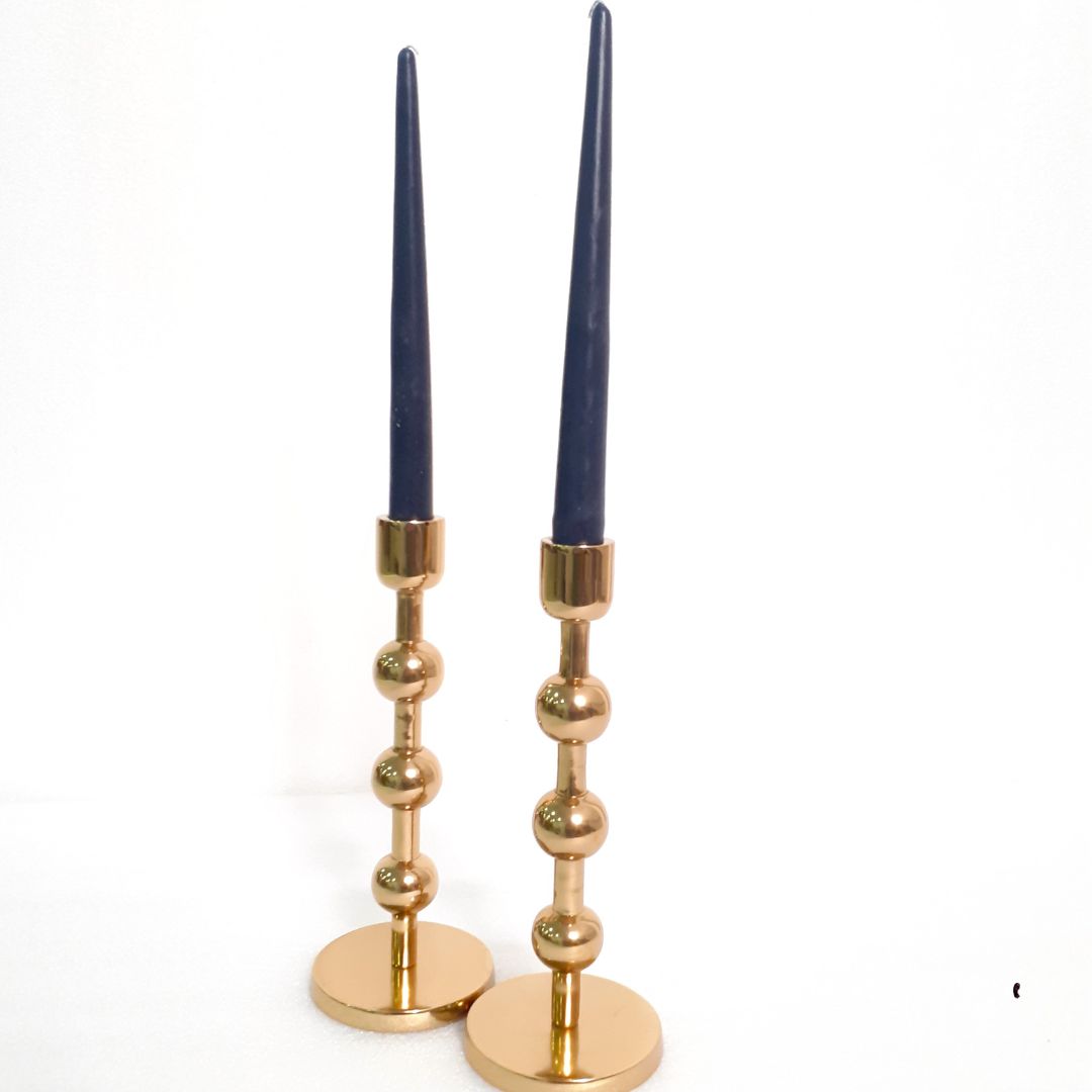 Brass lantern candle holder for patios