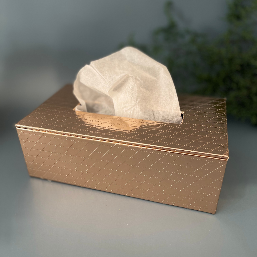 Personalized leather tissue box for unique style