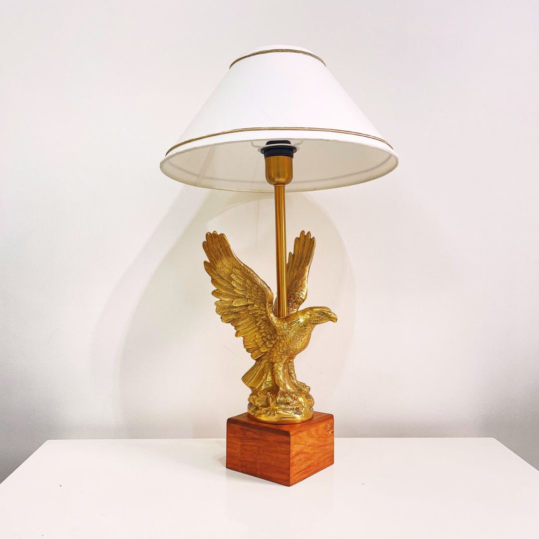 Elegant luxury lamp with gold accents