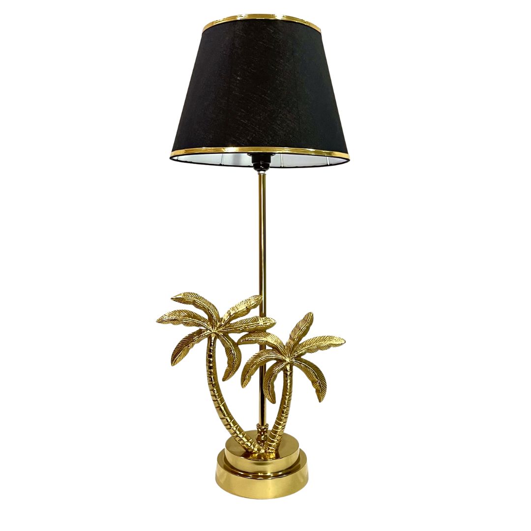 Gold luxury table lamp for clean aesthetics