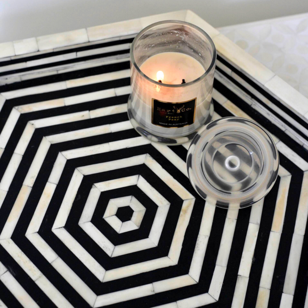 Hand-Crafted luxury bone tray for sophisticated decor