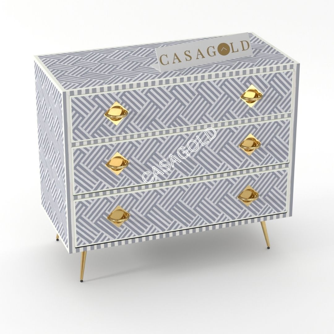 Luxury Bone Inlay Bedroom Chest