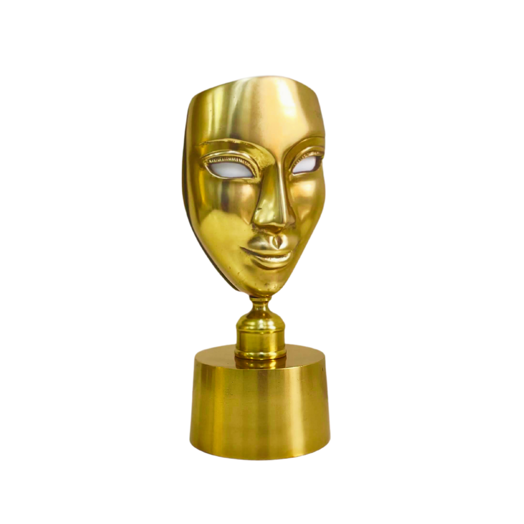 "Luxury Compact Face Table Lamp for Small Spaces"