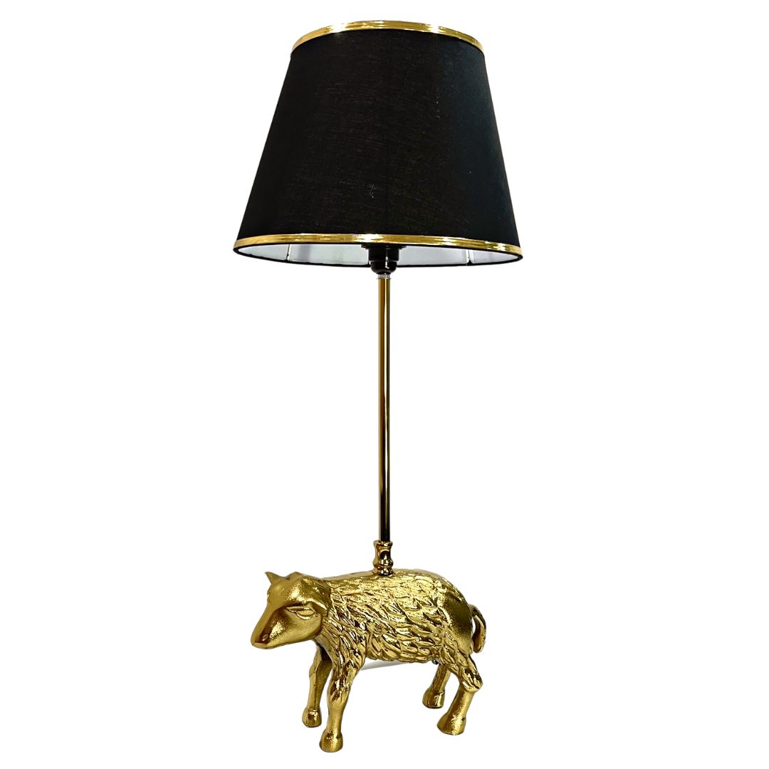 Matte black Gold Lamb luxury Table lamp for bold decor