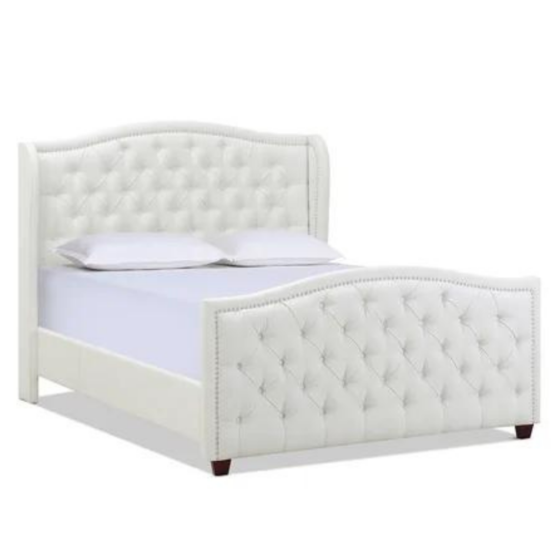 Elegant Velvet Wings Bed
