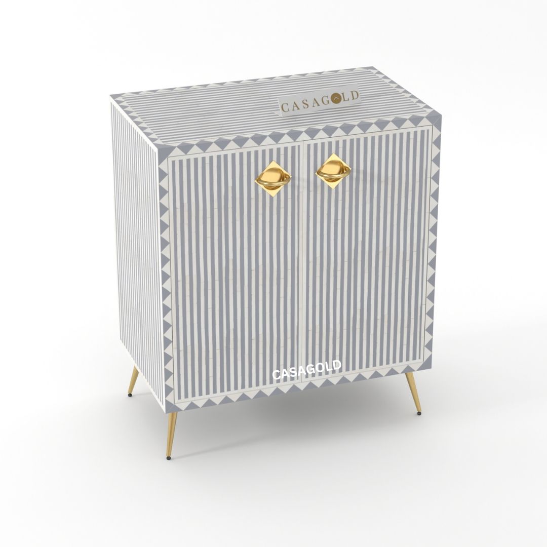 Mother of Pearl Inlay Storage Cabinet