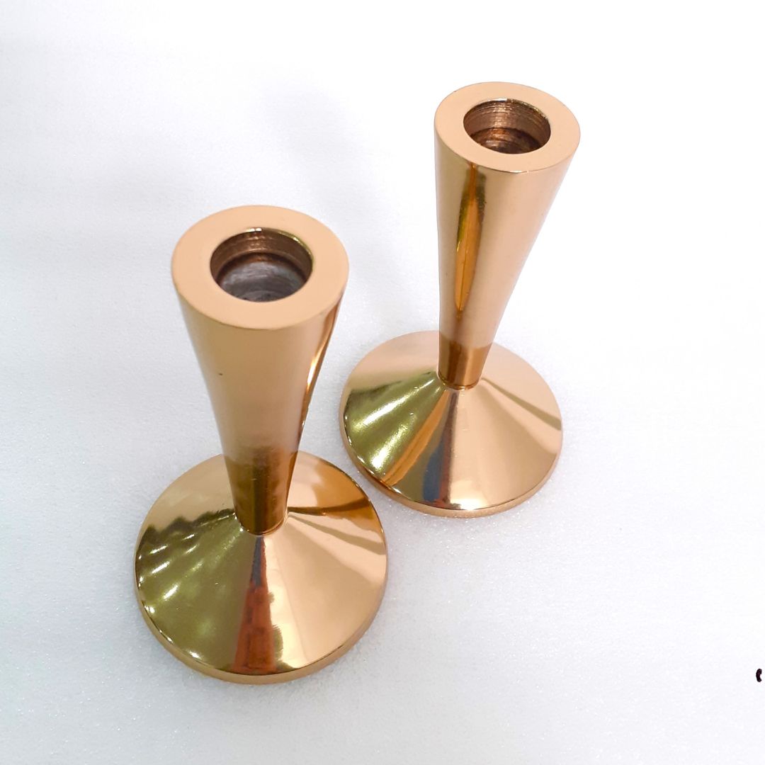 Rustic Brass Candle Holder for Cozy Interiors