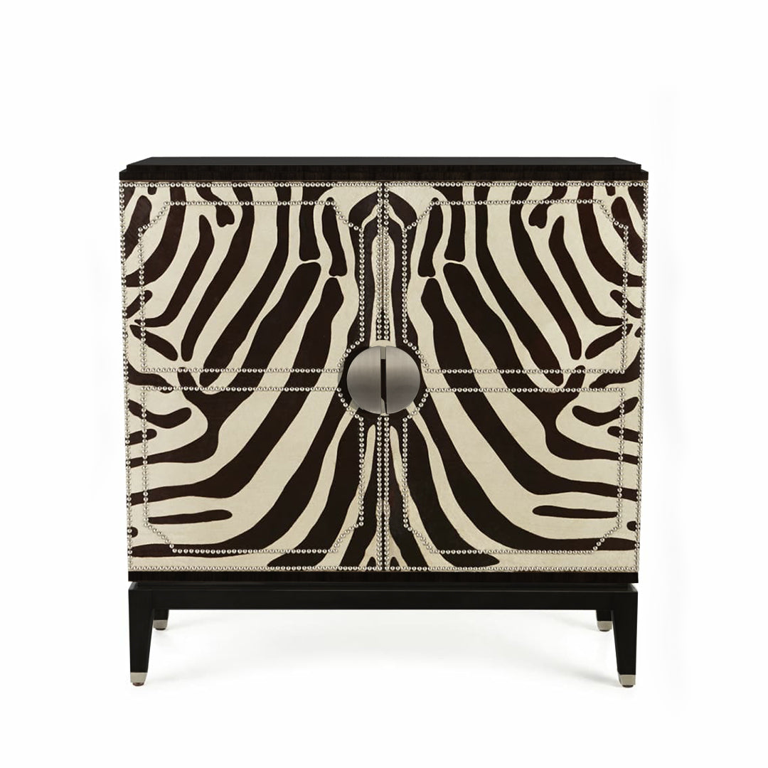 "Rustic Velvet wooden bar cabinet with sliding doors, ideal for farmhouse-style decor"