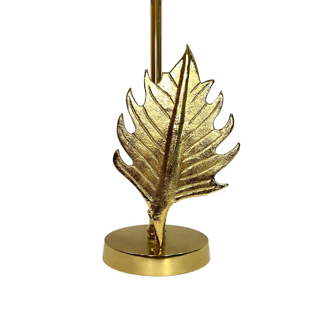 Rustic luxury table lamp with Gold finish texture