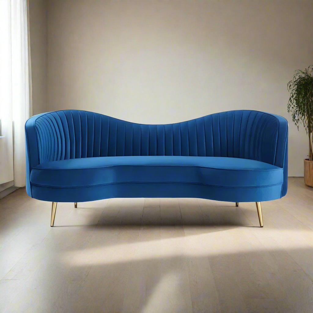 Sleek Contemporary White Sofa