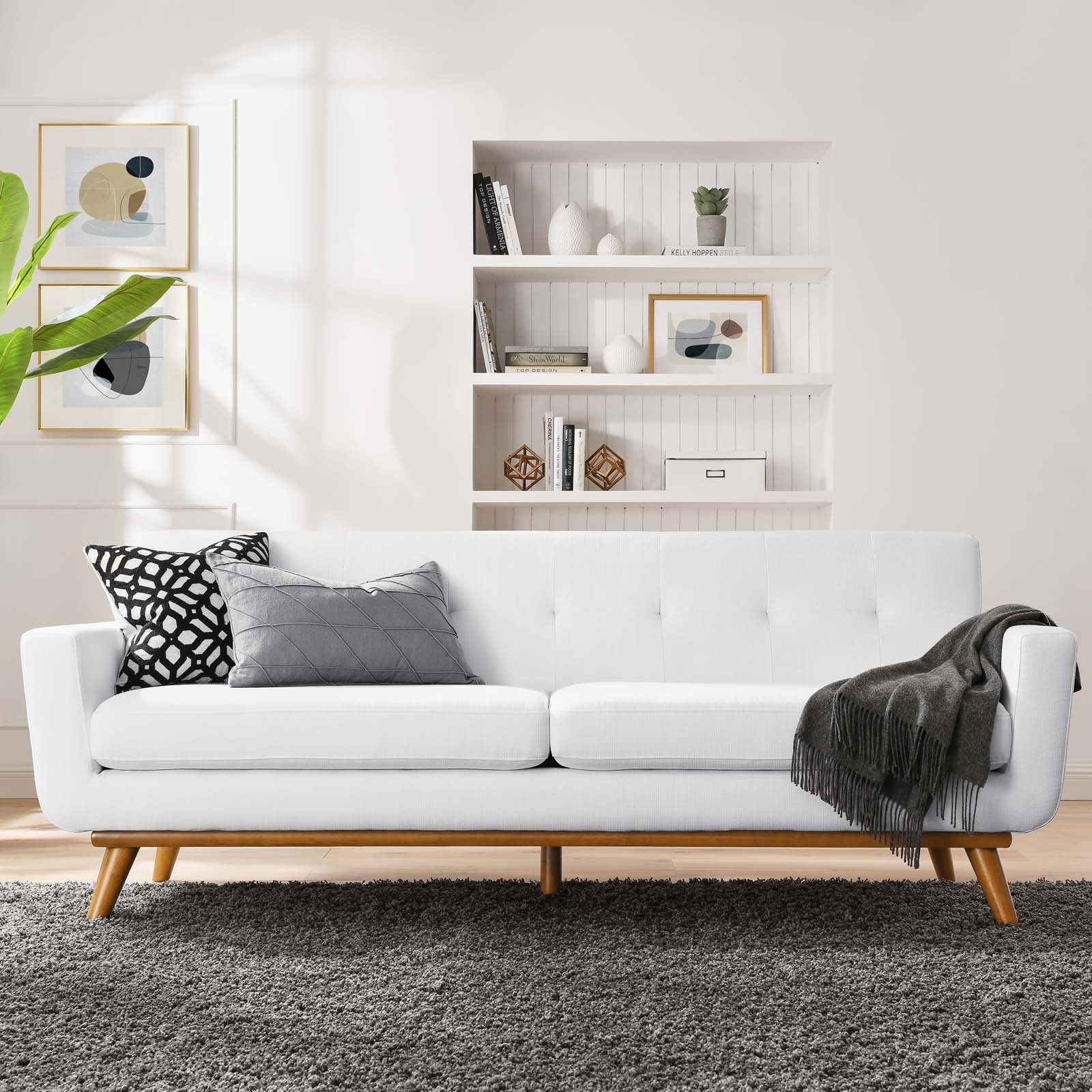 Textured Chenille Luxury Sofa