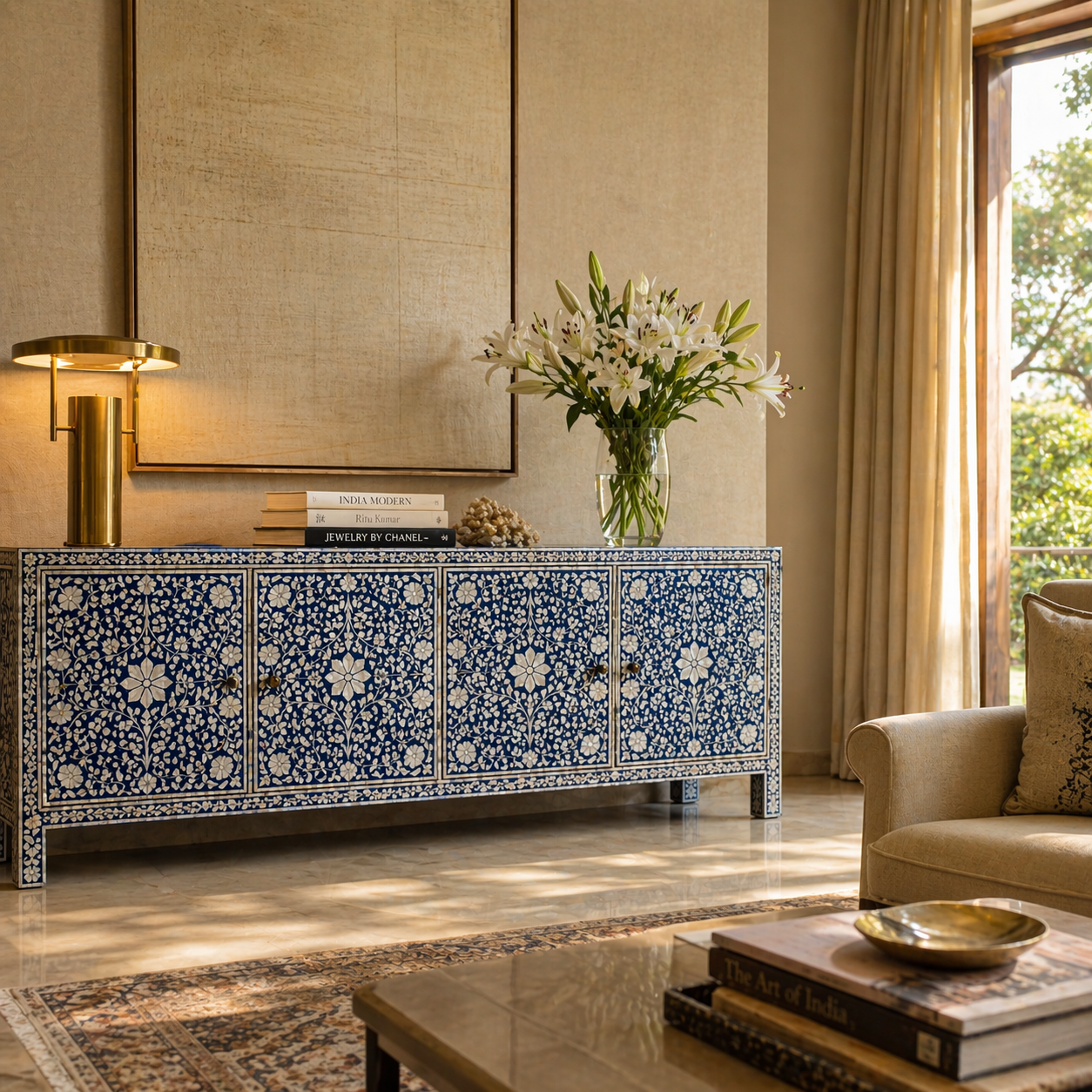 Custom Bone Inlay Chest of Drawers in Australia | CasaGold