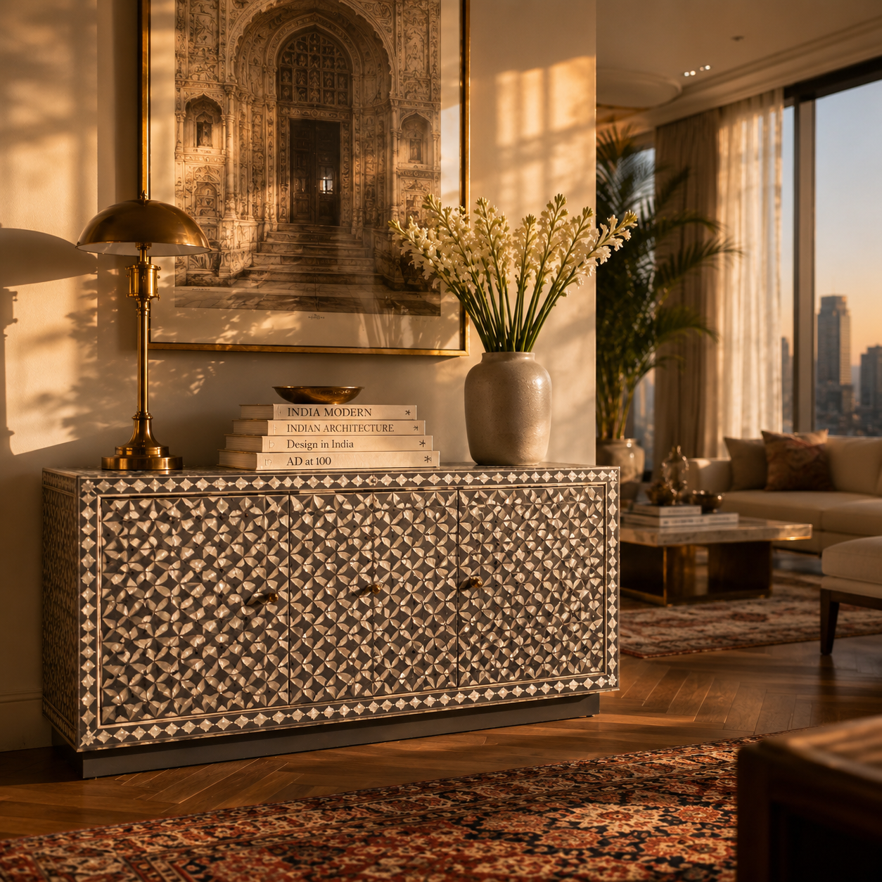 Luxury Furniture India | Bespoke Bone Inlay by CasaGold