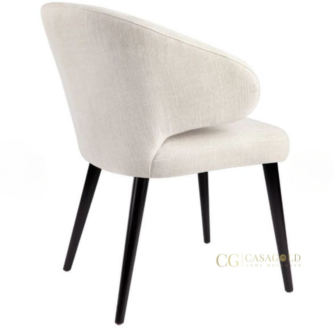 Eloise Luxe Linen Dining Chair in Linen