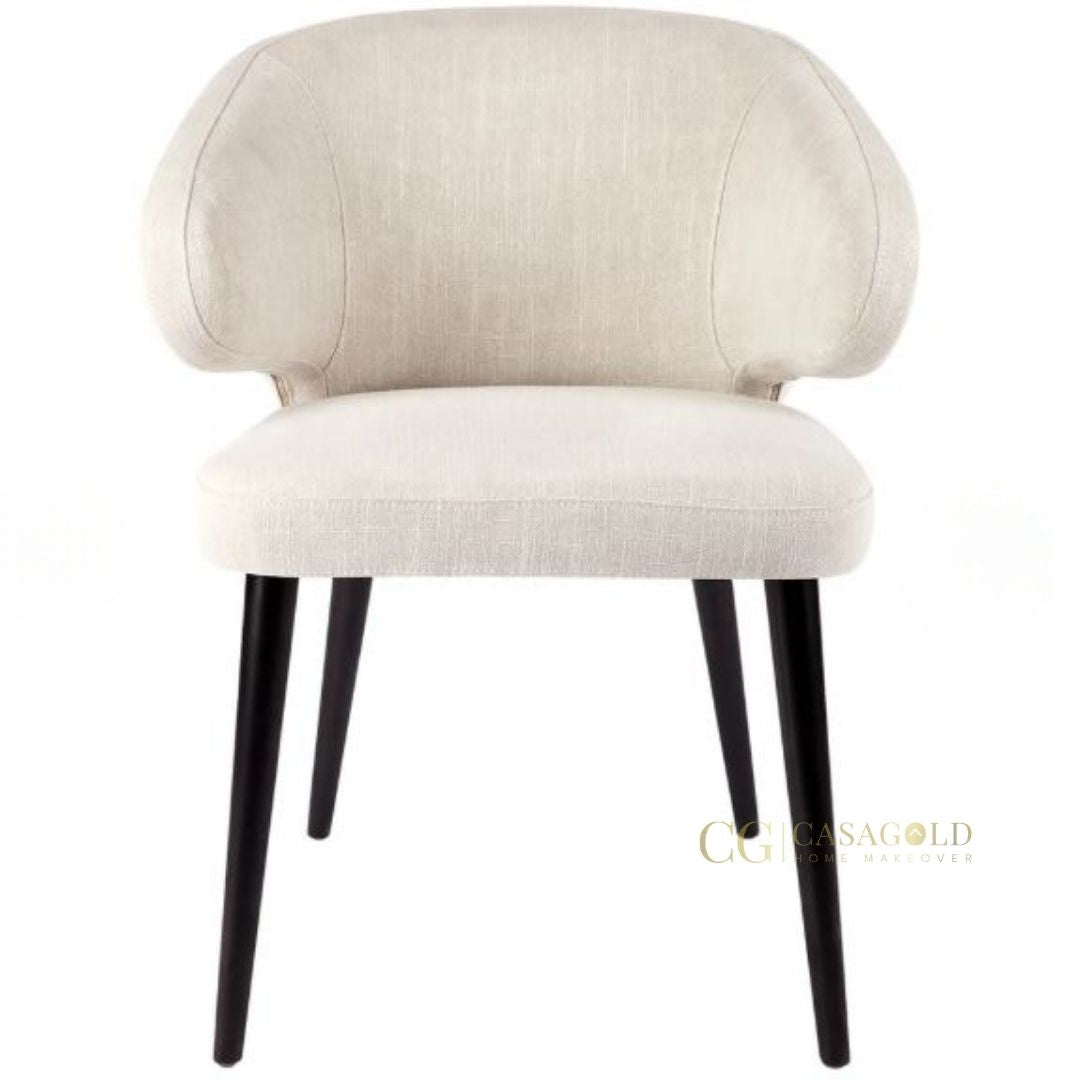 Eloise Luxe Linen Dining Chair in Linen