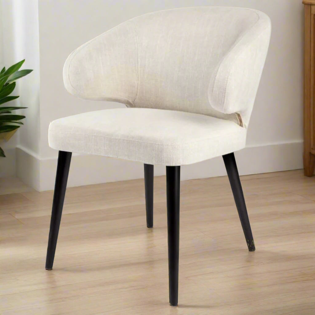 Eloise Luxe Linen Dining Chair in Linen