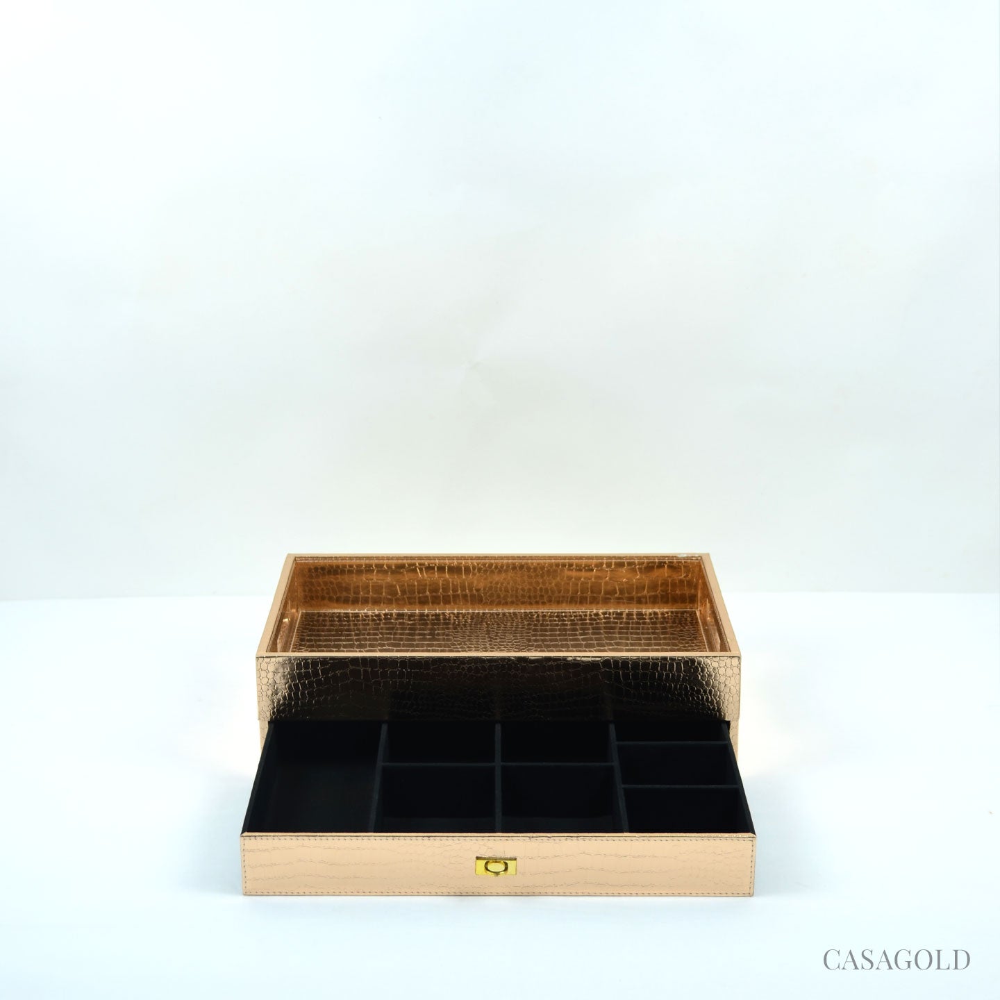 Leather Tea Tray / Organiser